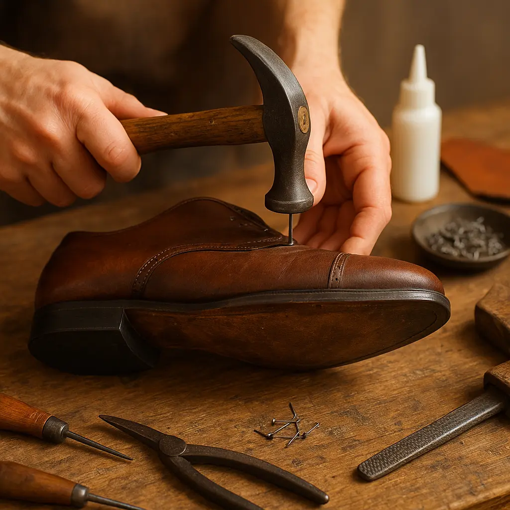 Výměna podpatku na pracovním stole